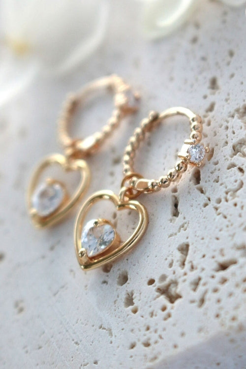 Créoles Cœur 24 Carats