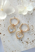 Créoles Cœur 24 Carats