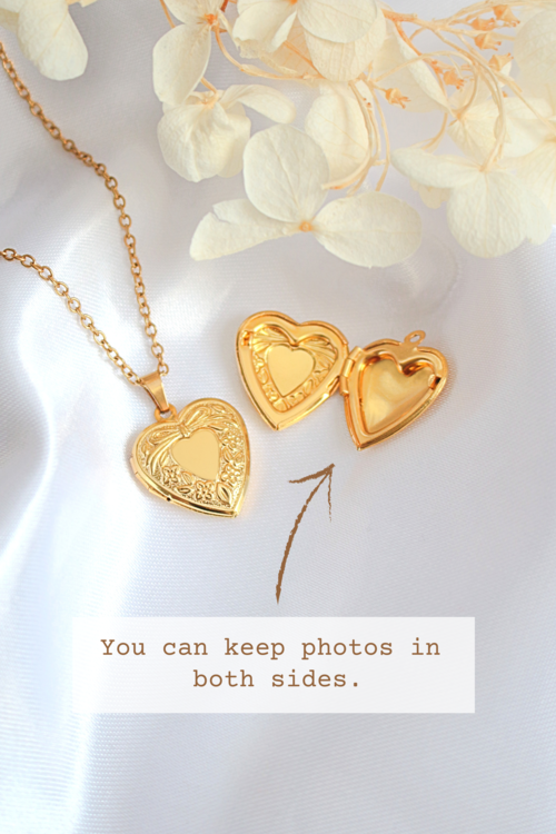 Collier Médaillon Cœur 18 Carats